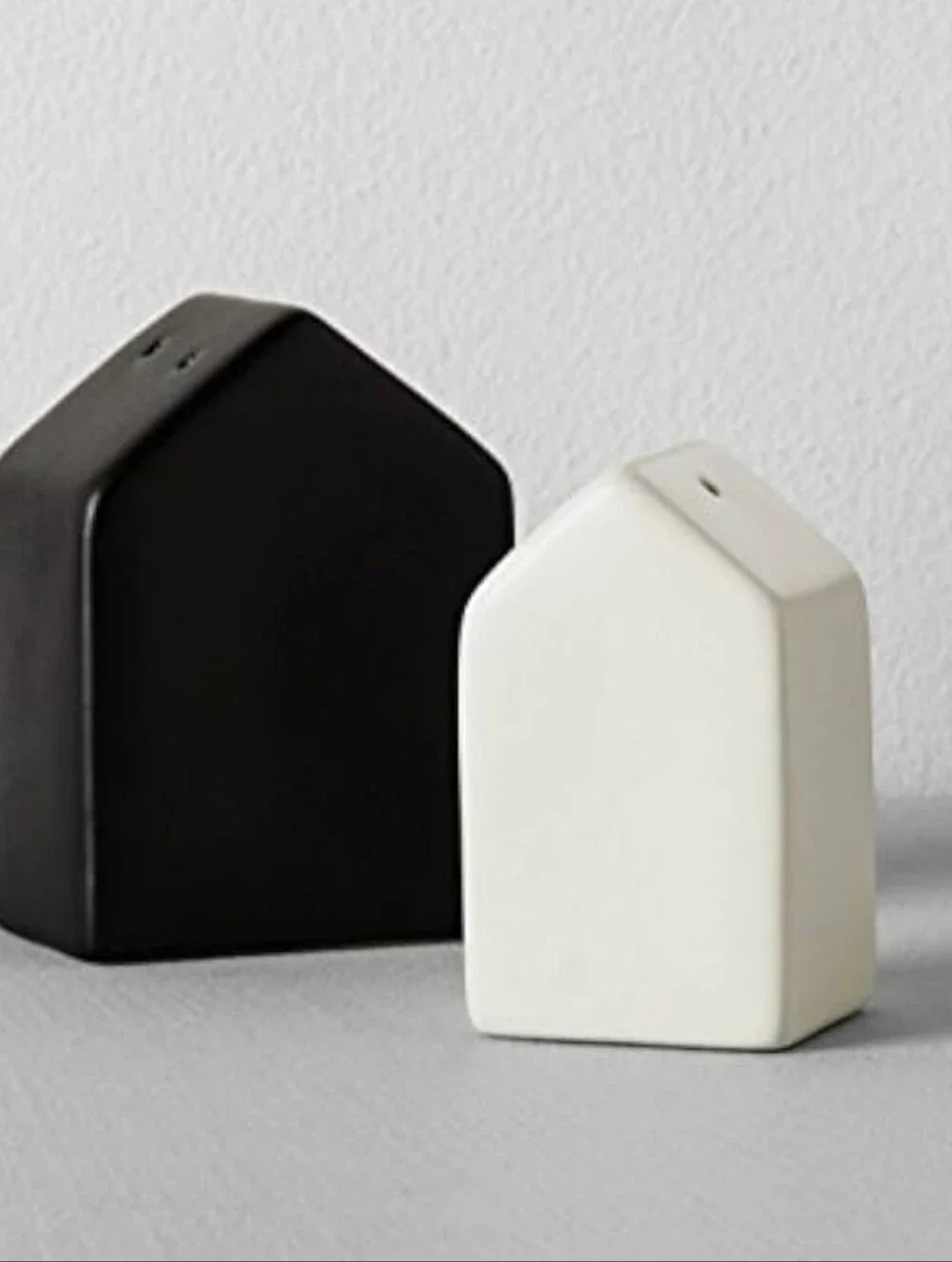 Minimalist House Salt & Pepper Shakers - Black and White Hearth & Hand